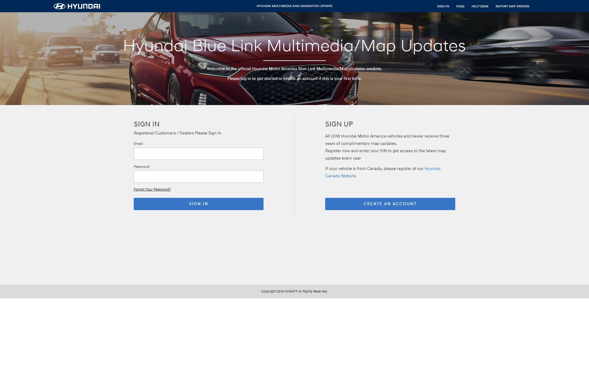 ux design for hyundai mapcare