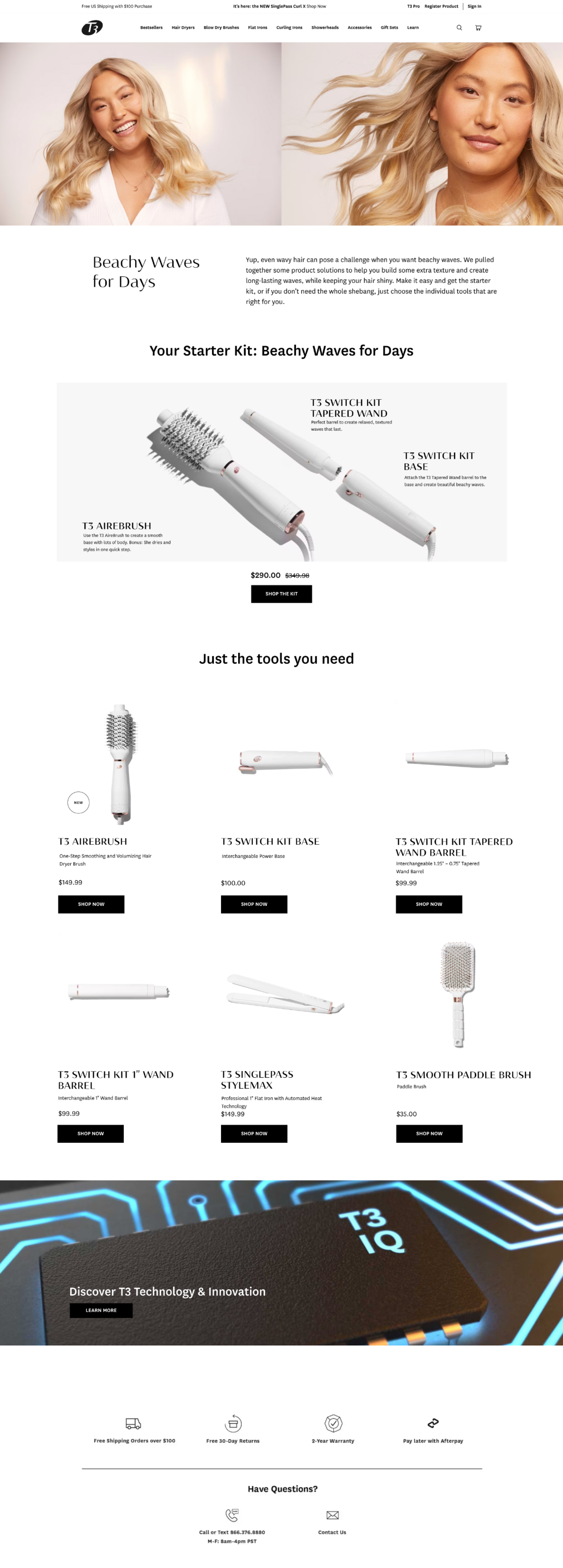 promotional landing page design