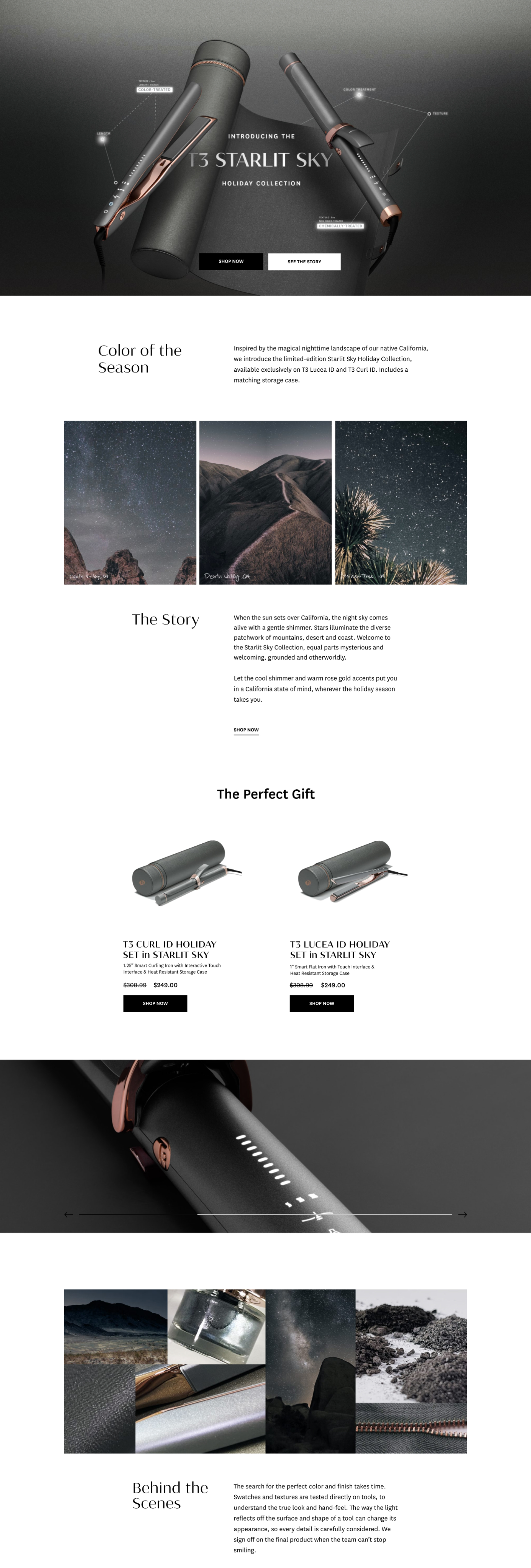 promotional landing page design