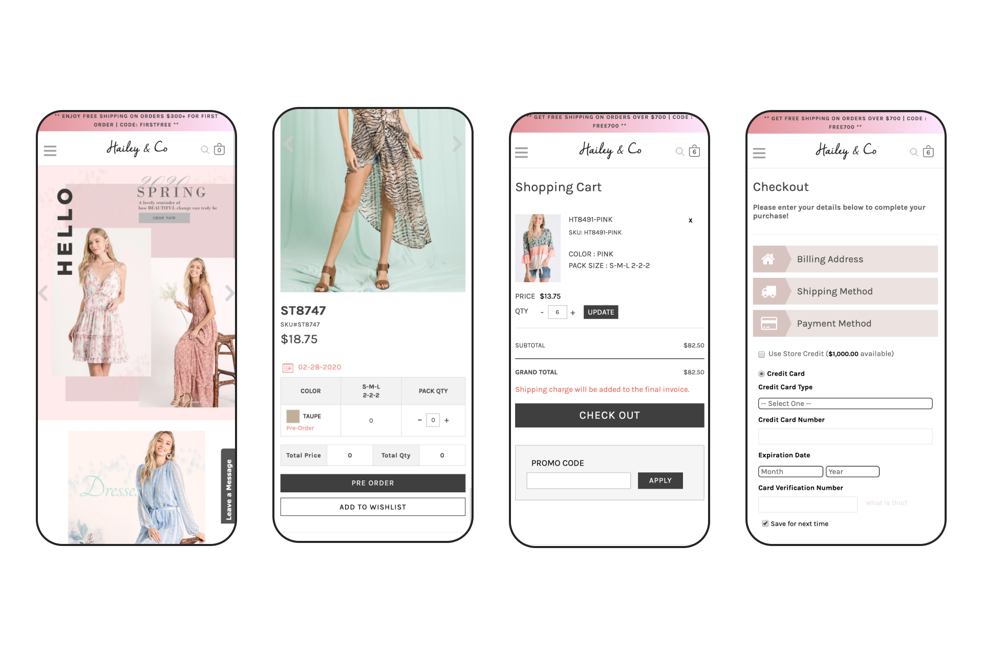 ui design e-commerce website